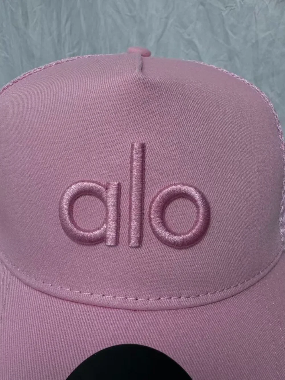 ALO Yoga District Trucker Hat Pink 💟 Pilates Princess Athleisure Cap - NWT